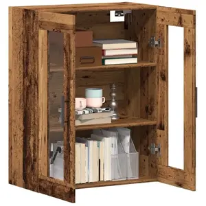 Buffet vieux bois 69,5x34x90 cm bois d'ingénierie vidaXL pas cher
