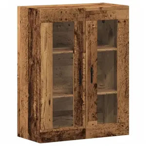 vidaXL Armoire murale vieux bois 69,5x34x90 cm pas cher