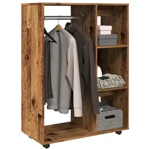 Comparateur de prix : Vidaxl - Garde-robe vieux bois 80x40x110 cm bois d'ingénierie