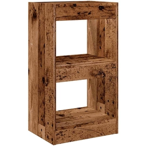 Vidaxl - Bibliothèque/Cloison de séparation vieux bois 40x30x72 cm pas cher