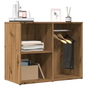 vidaXL Armoire de dressing chêne artisanal 80x40x65 cm bois ingénierie pas cher