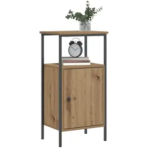 Vidaxl - Tables de chevet 2 pcs chêne artisanal bois d'ingénierie pas cher