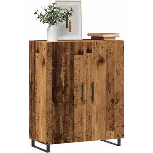 vidaXL Buffet vieux bois 69,5x34x90 cm bois d'ingénierie pas cher
