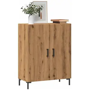 Vidaxl - Buffet chêne artisanal 69,5x34x90 cm bois d'ingénierie pas cher