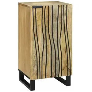 Vidaxl buffet  40x33.5x75 cm en bois de manguier massif pas cher