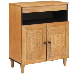 vidaXL Vidaxl Buffet Marron Clair 33,5 X 60 X 75 Cm pas cher