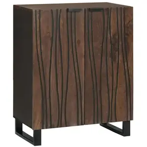 vidaXL Buffet  60x33.5x75 cm en bois massif de mangue pas cher
