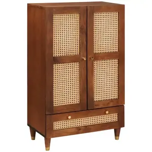 vidaXL Meubles et étagères de rangement pour médias avec tiroir Marron pas cher