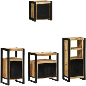 Comparateur de prix : Vidaxl ensemble de mobilier de salle de bain avec tiroir 4 pcs