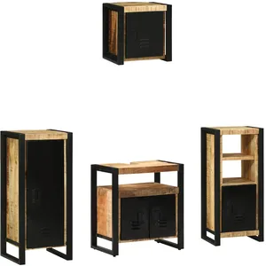Comparateur de prix : Vidaxl ensemble de mobilier de salle de bain avec tiroir 4 pcs