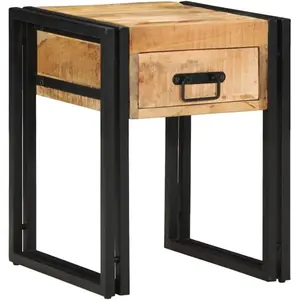 Comparateur de prix : vidaXL Table D'appoint Vidaxl 40x40x50 Cm En Bois De Manguier Massif