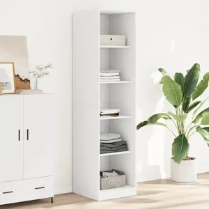 Comparateur de prix : vidaXL Garde-robe Blanc 50x50x200 cm Bois d'ingénierie