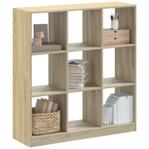 Comparateur de prix : vidaXL Bibliothèque chêne sonoma 102x32x108 cm bois d'ingénierie