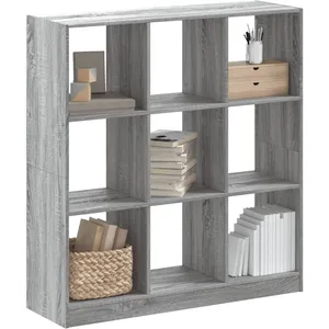 Comparateur de prix : vidaXL Bibliothèque sonoma gris 102x32x108 cm bois d'ingénierie