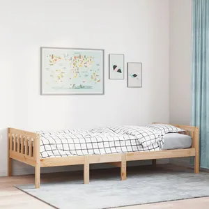Comparateur de prix : vidaXL Lit pour enfants sans matelas 75x190 cm bois de pin massif