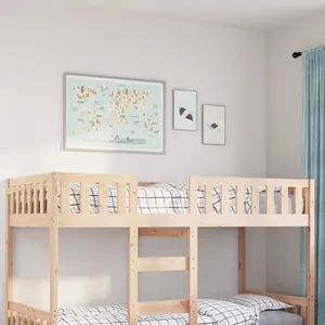 vidaXL Lit pour enfants sans matelas 90x190 cm bois de pin massif pas cher