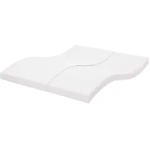 Vidaxl - Matelas en mousse blanc 200x220 cm 7 zones dureté 20 ild n/a pas cher