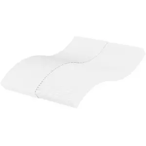 vidaXL Matelas en mousse blanc 140x220 cm dureté H2 H3 pas cher
