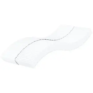vidaXL Matelas en mousse blanc 80x220 cm dureté H2 H3 pas cher