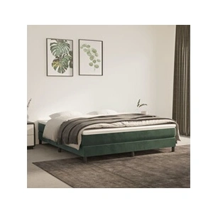 vidaXL Matelas de lit à ressorts ensachés 160x210x20 cm velours pas cher