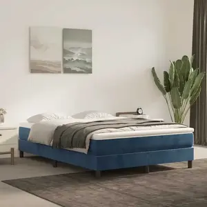 vidaXL Matelas de lit à ressorts ensachés 140x210x20 cm velours pas cher