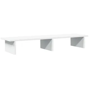 Comparateur de prix : vidaXL Support de moniteur blanc 100x27x15 cm bois d'ingénierie