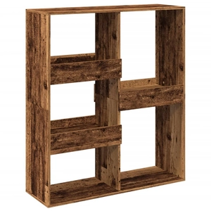 vidaXL Vidaxl Bibliothèque/Séparateur De Pièce Vieux Bois 100x33x115 Cm pas cher
