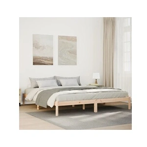 vidaXL Cadre de lit extra long sans matelas 200x220 cm bois massif pin pas cher