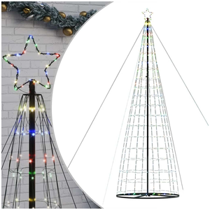 vidaXL vidaXL Arbre de Noël lumineux conique 1534 LED colorées 503 cmVendu paramazon