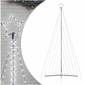 Comparateur de prix : vidaXL vidaXL Guirlande de sapin de Noël 570 LED blanc froid 399 cm