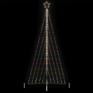 vidaXL vidaXL Guirlande de sapin de Noël 570 LED colorées 399 cmVendu parcarrefour