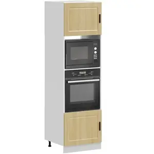 vidaXL Armoires de four 2 pcs Porto chêne sonoma bois d'ingénierie pas cher