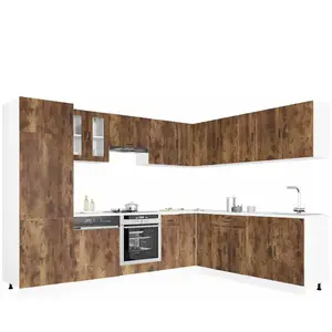 Comparateur de prix : vidaXL Ensemble d'armoires de cuisine 14 pcs Porto bois d'ingénierie
