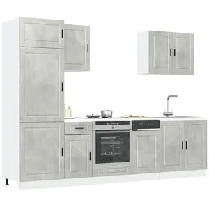 Comparateur de prix : Vidaxl ensemble d'armoires de cuisine 7 pcs kalmar bois d'ingénierie