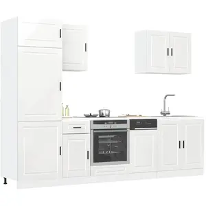 vidaXL Vidaxl Ensemble D'armoires De Cuisine 7 Pcs Kalmar Bois D'ingén...