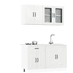 Vidaxl - Ensemble D'Armoires De Cuisine 4 Pcs Kalmar Bois D'Ingénierie