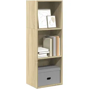 vidaXL Bibliothèque chêne sonoma 40x30x114 cm bois d'ingénierie pas cher