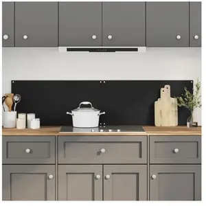 Comparateur de prix : vidaXL Dosserets de cuisine 2 pcs noir 80x40 cm verre trempé