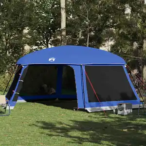 Comparateur de prix : vidaXL Tente de piscine moustiquaire amovible parois maille bleu azur