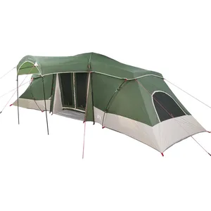 Comparateur de prix : vidaXL Tente De Famille Vidaxl Avec Fenêtres En Dôme Verte Pour 6 Pers...