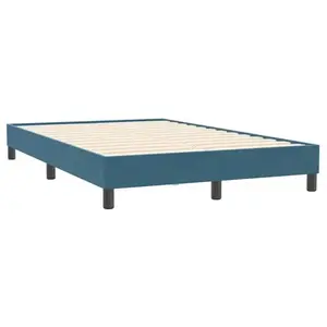 Sommier À Lattes De Lit Sans Matelas Bleu Foncé 120x210 Cm Vidaxl pas cher
