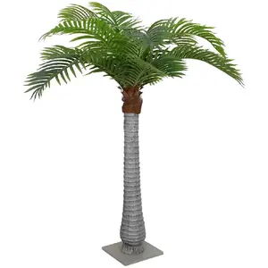 Comparateur de prix : Vidaxl palmier artificiel 15 feuilles 200 cm vert