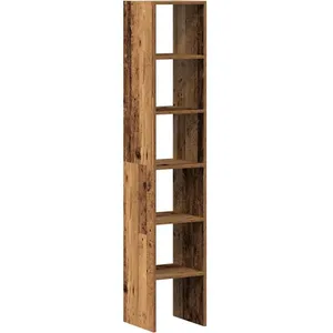 Vidaxl - Bibliothèques 2 pcs empilable vieux bois bois d'ingénierie pas cher