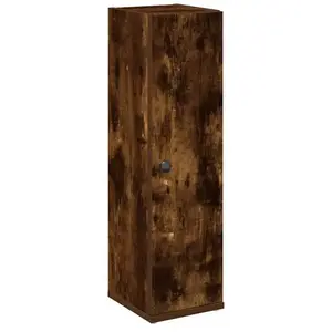 Comparateur de prix : vidaXL Meuble de salle de bain avec porte-rouleau chêne fumé 858519
