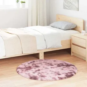 Comparateur de prix : Vidaxl - Tapis Shaggy à poils longs navarra rose poudré 100x100 cm