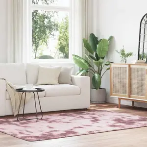 Comparateur de prix : vidaXL Tapis Shaggy à poils longs NAVARRA rose poudré 160x230 cm