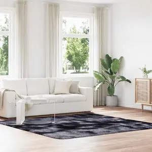 Comparateur de prix : vidaXL Tapis Shaggy à poils longs NAVARRA gris foncé 240x240 cm