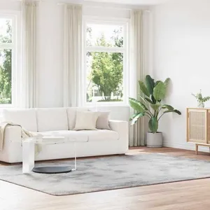 Comparateur de prix : vidaXL Tapis shaggy à poils longs NAVARRA gris clair 240x340 cm