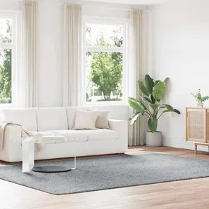 Comparateur de prix : vidaXL Tapis shaggy à poils longs NAVARRA gris argenté 240x340 cm