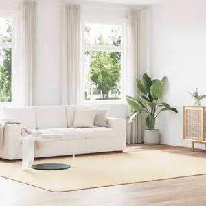 Comparateur de prix : vidaXL Tapis shaggy à poils longs NAVARRA crème 240x340 cm polyester